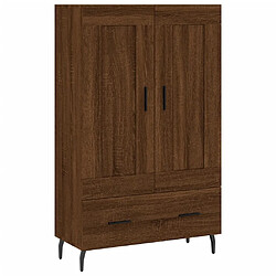 Maison Chic Buffet,Meuble de Rangement,commode pour salon,Cuisine chêne marron 69,5x31x115 cm bois d'ingénierie -MN62519