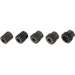 Pignons 13T 14T 15T 16T 17T 48Dp 3,175Mm Pignon de Module D’engrenage d’arbre pour Moteur Brushless 1 :10 1/10 Rc Monster/Buggy/Truck, Couleur Noire