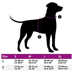 vidaXL Harnais pour chien et bandes réfléchissantes réglables marron L pas cher