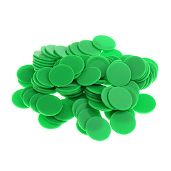 25MM barillet en plastique Coin Chip Money 100 barils un avion de baril vert Boundless Grass