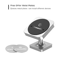 Acheter Wewoo Support Voiture argent pour iPhone, Galaxy, Sony, Lenovo, HTC, Huawei et autres Smartphones Universel Stand Paste Type 360 Degrés Rotation Magnétique de Téléphone,