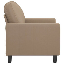 Avis vidaXL Fauteuil Cappuccino 60 cm Similicuir