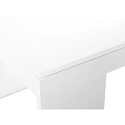 Weber Industries Table basse relevable bois blanc NEWTON pas cher