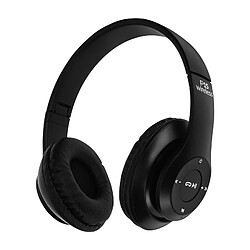 Avizar Casque Audio Sans Fil Bluetooth 4.0/jack 3.5 mm micro-SD P15 Noir