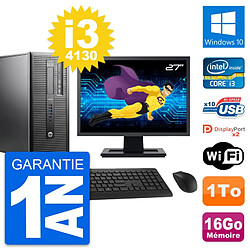 PC Tour HP ProDesk 600 G1 Ecran 27" i3-4130 RAM 16Go Disque 1To Windows 10 Wifi · Occasion 