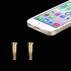 Wewoo Kit de visserie pour iPhone 5 / 5S or les vis d'ancrage 5 / 5S 20 PCS pièce détachée 