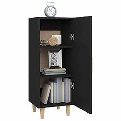 Acheter Maison Chic Buffet,Meuble de Rangement,commode pour salon,Cuisine Noir 34,5x34x90 cm Bois d'ingénierie -MN60125