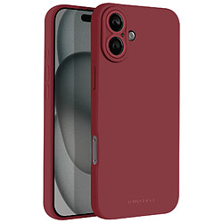 Roar Coque pour iPhone 16 Plus Silicone Mat Soft Touch Caméra Protégée Bordeaux