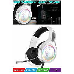 Acheter Power A Manette XBOX ONE S-X-PC Limonade rose Officielle + Casque Gamer PRO H8 Blanc SPIRIT OF GAMER XBOX ONE/S/X/PC pas cher