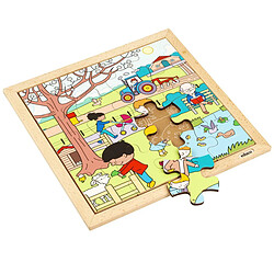 Educo Puzzle en Bois - Seasons Puzzle - printemps - jeu Montessori