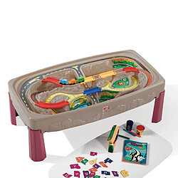 Avis Step2 Deluxe Grand Canyion Table de jeu Circuit Voiture et Train | Circuit Enfant Voitures inclus