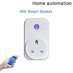 Avis Wewoo Prise Connectée Alexa SWA1 10A Home Automation Sans Fil Smart WiFi Socket, Soutien Smartphone Télécommande et Interrupteur de synchronisation, UK Plug