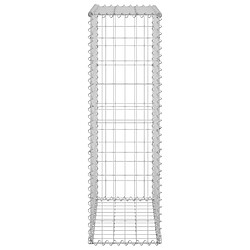 Avis vidaXL Mur en gabion avec couvercles Acier galvanisé 60x30x100 cm