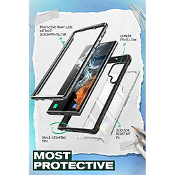 Acheter i-Blason Coque pour Samsung Galaxy S22 Ultra 5G (2022), Coque Rigide Protection Transparente Fine avec Bumper TPU Antichoc [Série Ares] sans Protecteur d'écran (Noir)