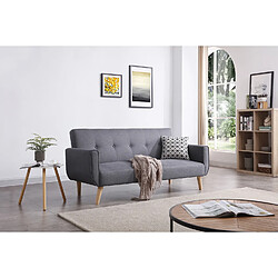 Acheter Concept Usine Canapé scandinave convertible 3 places gris BERLIN