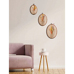 Hanah Home Décoration murale en jute Aluk (Lot de 3).