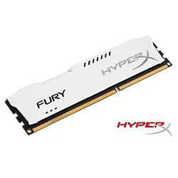 Mémoire HyperX FURY DDR4 Blanc 8 Go 2666Mhz CL16 DIMM