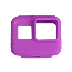 Wewoo Coque Violet pour GoPro HERO5 Bordure Silicone Cadre de montage Boîtier Housse de protection de pas cher