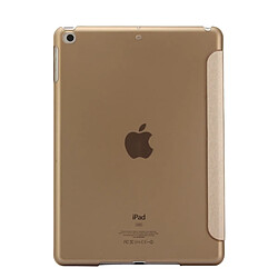 Avis Wewoo Smart Cover or pour iPad 9.7 pouces 2017 et Air Silk Texture Horizontal Flip étui en cuir avec trois pliage titulaire