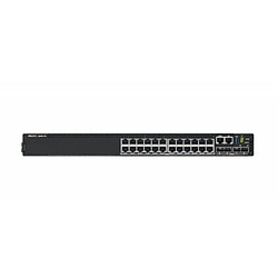 Dell Powerswitch N2224X-ON - Switch 24 ports 1/2.5G - 4 ports 25G - 2 ports 40G - Stacking 1xAC PSU IO/PS airflow OS6 