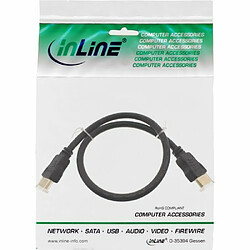 Acheter InLine 17511P Premium HDMI 2.0 Kabel HDMI 2.0 Stecker auf Stecker, 1.5m, schwarz, vergold.