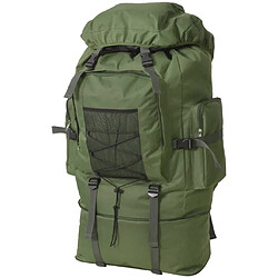 vidaXL Sac à dos en style d'armée XXL 100 L Vert