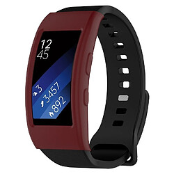 Wewoo Protection écran Appareil portable intelligent, étui de pour montre Galaxy Gear Fit2 / Pro R360 (rouge foncé) 