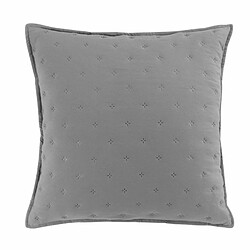 Paris Prix Housse de Coussin Mellow 40x40cm Gris & Blanc 