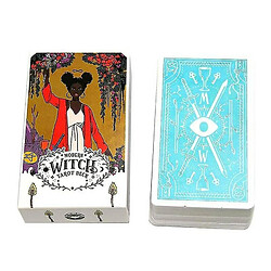 Avis Universal 78 Deck de carte de tarot de sorcière moderne toutes les femelles Rider Waite Imagery Party Game Give