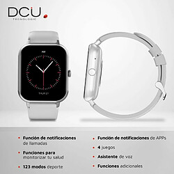 DCU TECNOLOGIC Montre intelligente DCU CURVED GLASS PRO 1,83" Gris