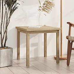 vidaXL Table d'appoint 45x45x45 cm Bois massif de teck 