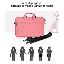 Acheter Wewoo Sacoche ST01S Oxford étanche en tissu Caché Bandoulière Portable Sac à pour ordinateur de 15,6 pouces Rose