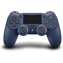 Chrono Manette PlayStation 4 , DUALSHOCK 4, Sans fil, Batterie rechargeable, Bluetooth-Bleu nuit