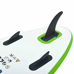 Acheter vidaXL Ensemble de planches SUP gonflables Vert et blanc