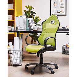 Beliani Chaise de bureau Vert citron iCHAIR