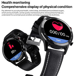 Yonis Montre Connectée IP68 Écran Tactile 1.3' Bluetooth Dual-mode Avec Suivi Santé et Sport pas cher