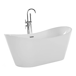 Acheter Beliani Baignoire îlot blanche 160 x 76 cm ANTIGUA