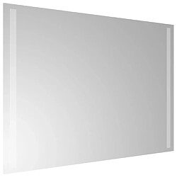 Avis vidaXL Miroir de salle de bain à LED 70x50 cm