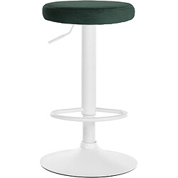 Avis Non Tabouret de bar Ponte velours blanc