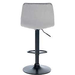 Acheter Non Lot de 2 tabourets de bar Lex velours noir