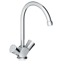 mitigeur évier - costa s - bec haut mobile - têtes ceramique - grohe 31067001