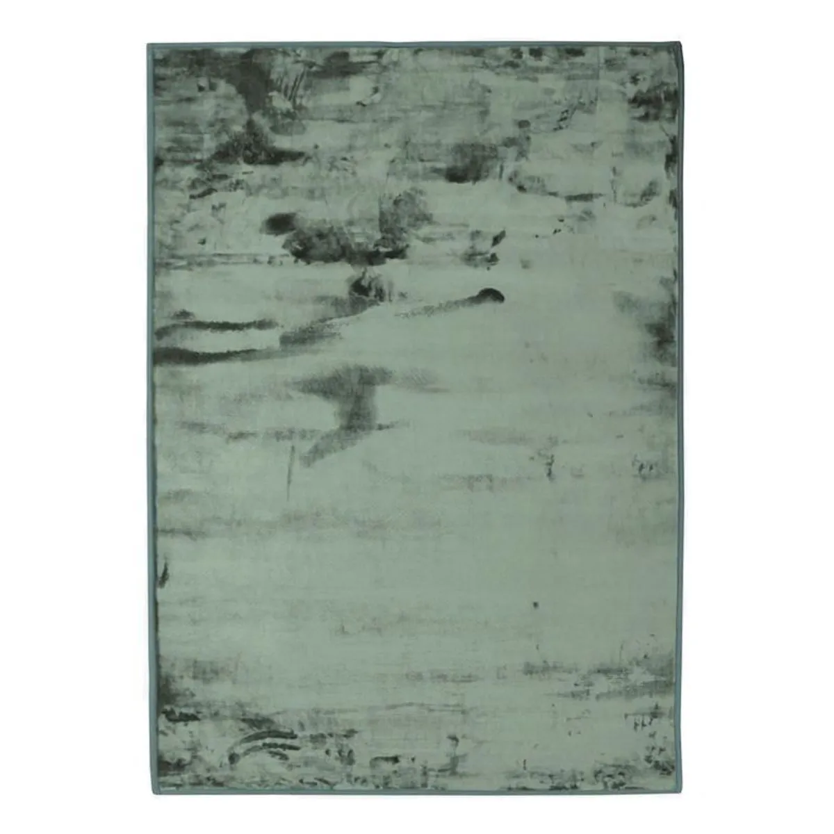 Thedecofactory FLANELLE - Tapis extra-doux effet velours vert foncé 120x170