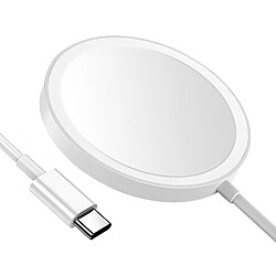 Hoco Hoko Chargeur MagSafe USB-C 15W pour iPhone Blanc