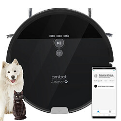 Robot aspirateur et laveur AMIBOT Animal XL H2O Connect spécial poils d’animaux de compagnie