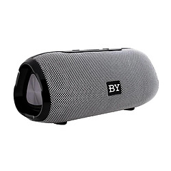 Yonis Enceinte Bluetooth Étanche Son 3D TWS FM Aux TF Enceinte Bluetooth Étanche Stéréo 3D Son Puissant Support TF AUX FM Autonomie 6h Gris YONIS