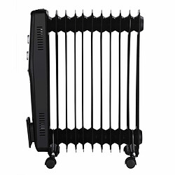 Radiateur à bain d'huile 2500w noir - DOH-4911M.BLACK - DAEWOO pas cher