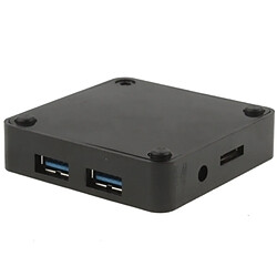 Wewoo Hub USB 3.0 noir 4 Ports USB 3.0 HUB, 4.8Gbps, Plug and Play