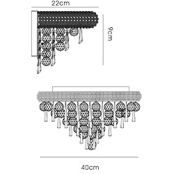 Avis Luminaire Center Applique murale Alexetra Medium 3 Ampoules doré/cristal