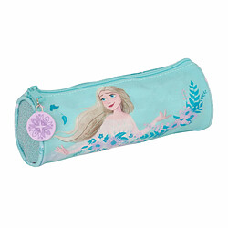 Trousse d'écolier Frozen Hello spring Bleu clair 20 x 7 x 7 cm 