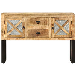 Maison Chic Buffet,Meuble de Rangement,commode pour salon,Cuisine 110x30x74 cm Bois de manguier brut -MN17913